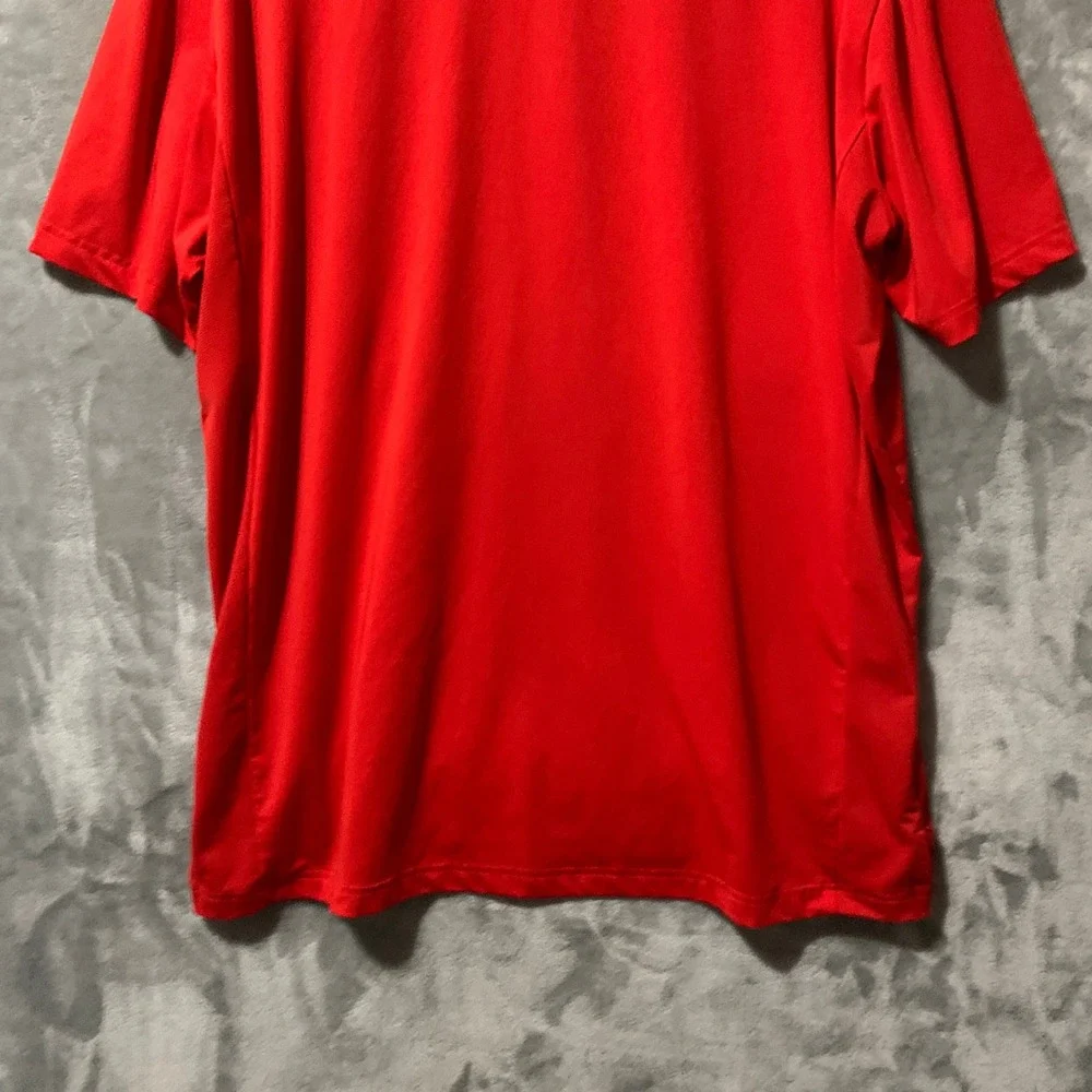 Adidas‎ Team USA Mens XL Red Graphic Performance Polo Shirt FR9663 Short Sleeve